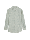 Printed Collared Blouse