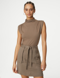 Jersey Draped Top