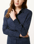 Pure Cotton Polka Dot Shirt