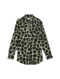 Printed Collared Blouse