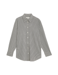 Printed Collared Blouse