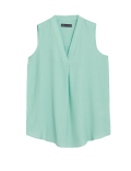 V-Neck Sleeveless Shell Top