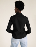 Cotton Rich Fitted Long Sleeve Shirt