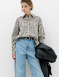 Textured Striped Shirt