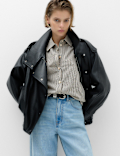 Textured Striped Shirt
