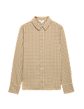 Polka Dot Collared Button Through Shirt