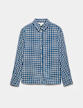 Polka Dot Collared Neck Shirt