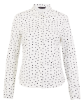 Cotton Polka Dot Fitted Shirt