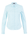Cotton Floral Fitted Long Sleeve Shirt