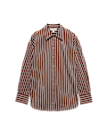 Pure Cotton Oversized Striped Shirt