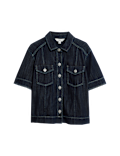 Denim Utility Short Sleeve Shirt