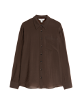 Lyocell Rich Button Through Shirt