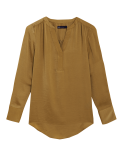 Plain Mandarin Neck Blouse