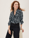 Animal Print Long Sleeve Shirt