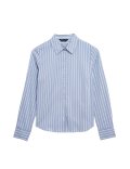 Cotton Rich Striped Fitted Shirt