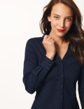Polka Dot Long Sleeve Shirt