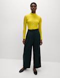 Cotton Blend Lace Top