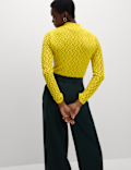 Cotton Blend Lace Top