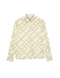 Geometric Collared Shirt
