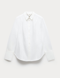 Pure Cotton Back Belt Detail Shirt