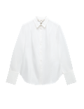 Pure Cotton Back Belt Detail Shirt
