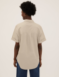 Pure Cotton Oversized Girlfriend Shirt