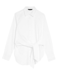 Pure Cotton Collared Knot Shirt