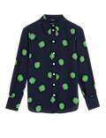 Printed Collared Long Sleeve Shirt