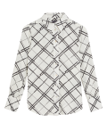Printed Collared Long Sleeve Shirt