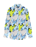 Printed Collared Long Sleeve Shirt