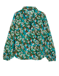 Printed Tie Neck Blouse