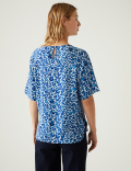 Printed Short Sleeve Top