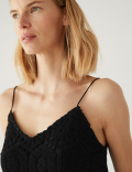 Cotton Rich Embroidered Cami Top