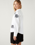 Linen Rich Embroidered Collared Shirt