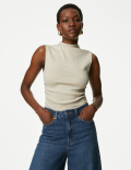 Lurex Ruched Top
