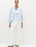 Pure Cotton Striped Oxford Shirt