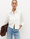 Pure Cotton Striped Oxford Shirt