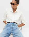 Pure Cotton Striped Oxford Shirt