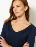 V-Neck 3/4 Sleeve T-Shirt