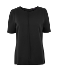 Ponte Straight Fit Short Sleeve Top