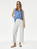 Printed Regular Fit Cami Top