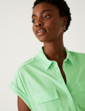 Jersey Collared Shirt