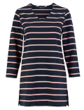 Striped 3/4 Sleeve Tunic