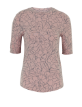 Floral Fitted Half Sleeve Top