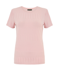 Textured Slim Fit T-Shirt