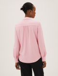 Modal Rich Collared Utility Shirt