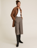 Jersey Tie Neck Relaxed Long Sleeve Top