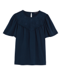 Jersey Embroidered Regular Fit Top