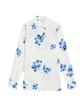 Printed Collared Button Through Shirt