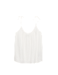 Textured Tie Detail Cami Top